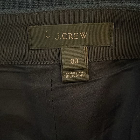 JCrew Linen Pencil Skirt, 00 - Picture 3 of 5
